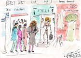 A Transvestite in a Bikini on a Cold Day, Lower East Side
