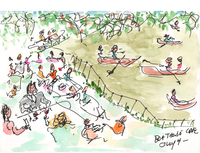 Boathouse Cafe on July 4th
